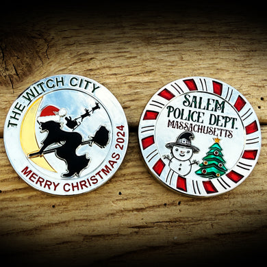 COIN 2024 Christmas - Salem Police CHRISTMAS Coin 2024