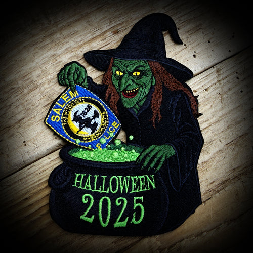 2025 Halloween Patch - SALEM POLICE SPECIAL HALLOWEEN PATCH 2025