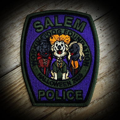 K9 2025 PATCH - SALEM POLICE K9 2025 HALLOWEEN PATCH