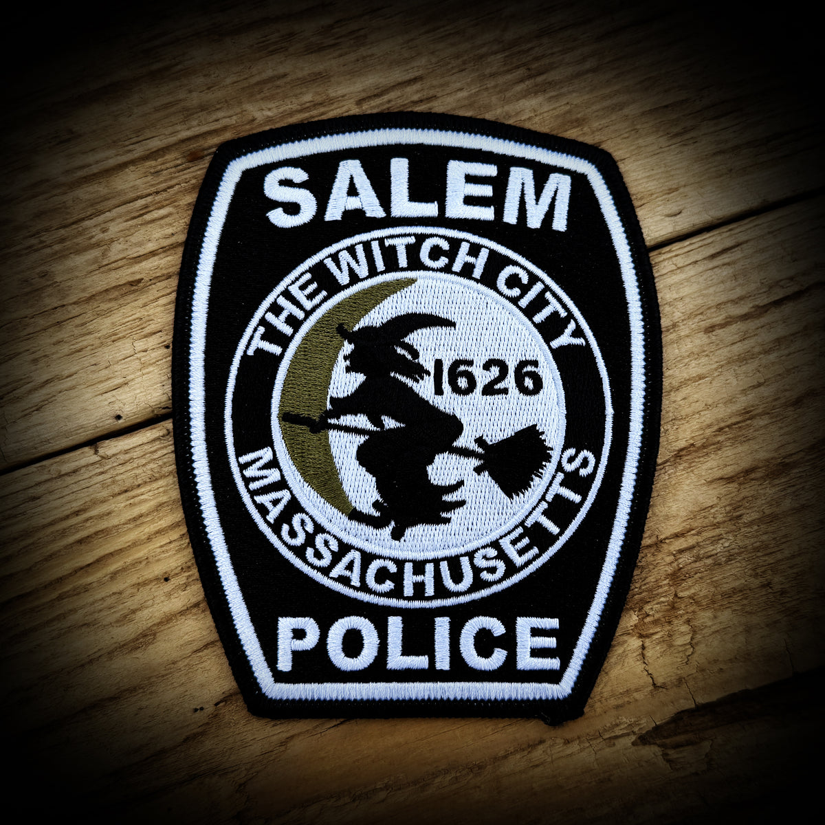 Salem Police BLACK & WHITE Subdued Patch – SALEM POLICE GEAR