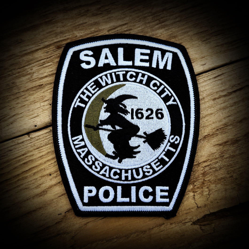 Salem Police BLACK & WHITE Subdued Patch