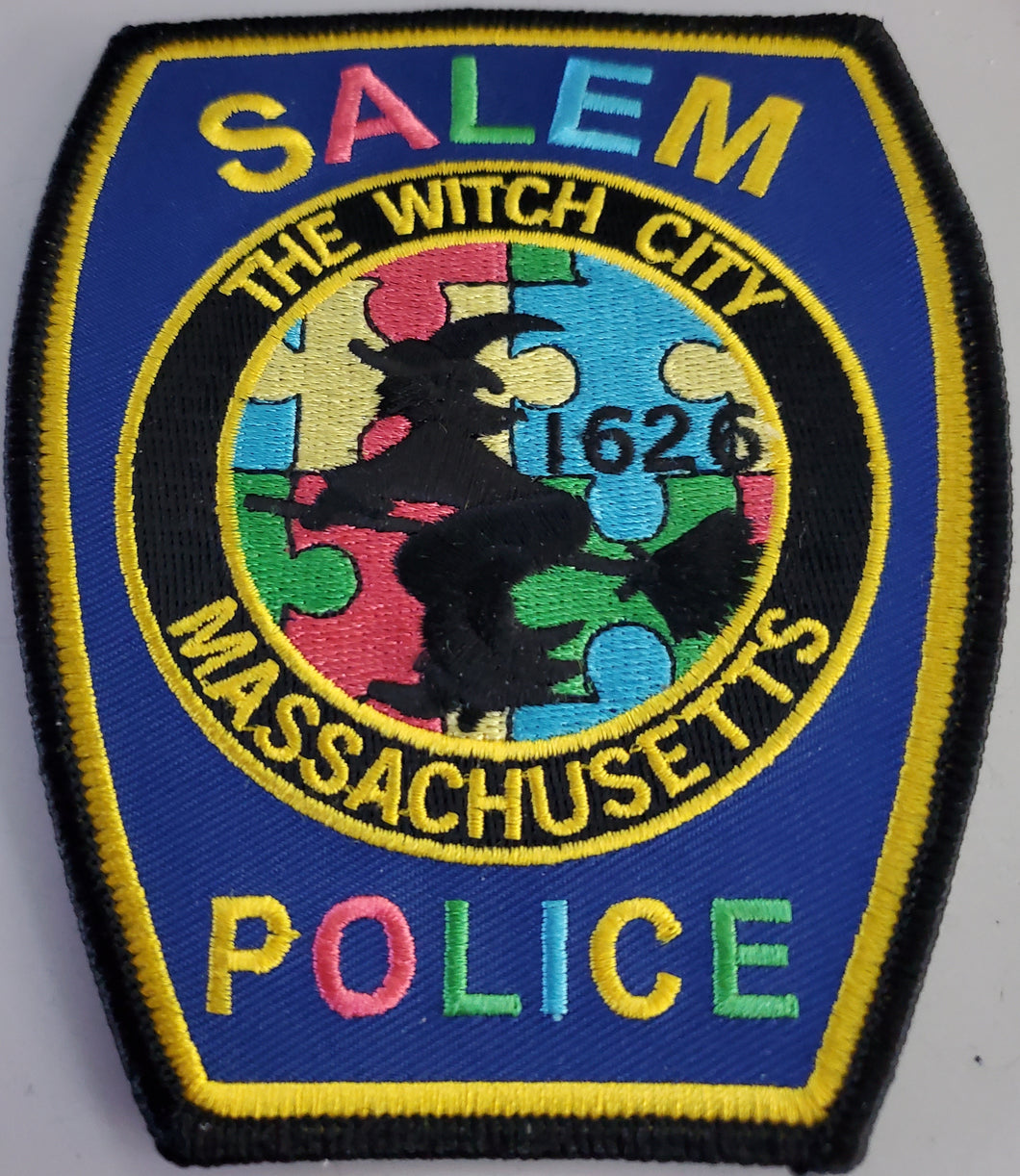 SALEM POLICE AUTISM AWARENESS PATCH